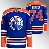 Men's Edmonton Oilers #74 Stuart Skinner Royal Stitched Jersey Dzhi,baseball caps,new era cap wholesale,wholesale hats